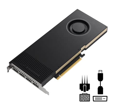 PNY NVIDIA RTX A4000 16GB GDDR6 4x DisplayPort Workstation GPU — KIT-PRO (DELL-OPT) (VCNRTX-A4000-KIT-PRO-DELL-OPT)