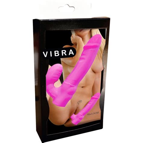 Vibrador StrapOn StrapLess Dildo Para Mulher Prótese Peniana Segura Pela Vagina Pink Fun Colors