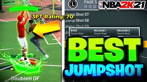 The Best Jumpshot For All Builds In Nba2k21 Low 3pt Builds Shooting Consistently W This