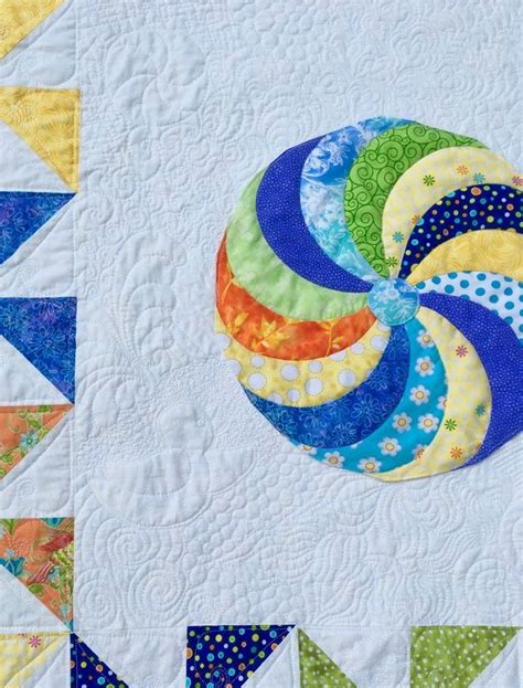 Free Motion Quilting On Baby Quilt From Homesewnbycarolyn