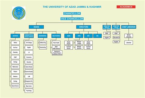 University Organogram The University Of Azad Jammu And Kashmir