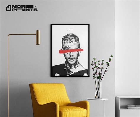 Lil Peep Rapper Poster Digital Rap Wall Decor Poster Etsy Australia