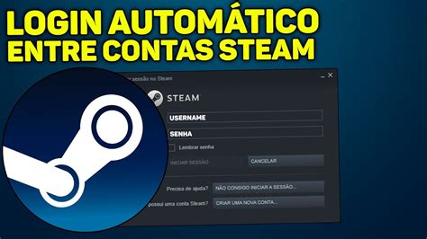 Como Fazer Login Autom Tico Entre V Rias Contas Steam Youtube