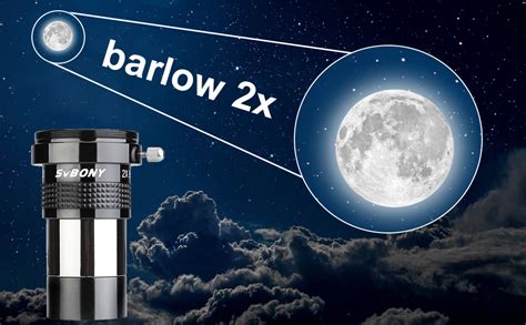 Svbony Sv Lente Barlow X Pulgadas Metal Fmc Barlow Para