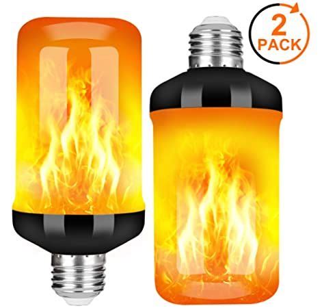 Hudson LED Flame Effect Light Bulbs With Four Mode 3W Flicker Flame