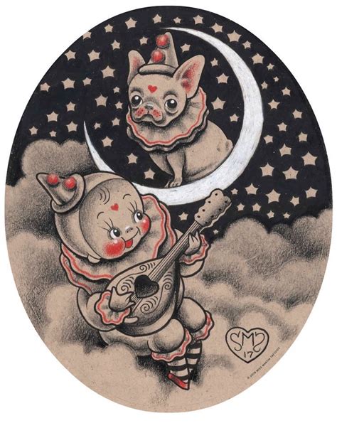 Kewpie Art Kewpie Dolls Cute Clown Angel Drawing Tattoo Flash Art