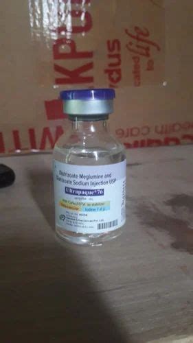 ULTRAPAQUE 76% Diatrizoate Meglumine Injection at Rs 180/vial in Sas Nagar