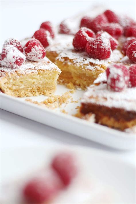 Lemon Raspberry Traybake An Easy Traybake Recipe For Spring