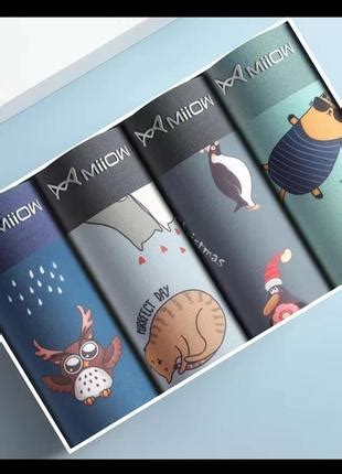 Мужские трусы miiow. оригинал. мужское нижнее бельё. 4 шт. — цена 570 ...