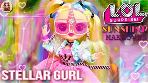 Lol Surprise Omg Sunshine Makeover Stellar Gurl Doll Review And