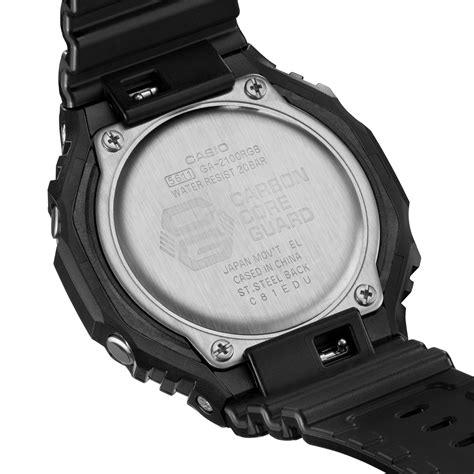 Reloj G Shock Ga Rgb A Carbono Resina Hombre Negro Btime