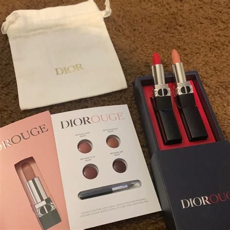 Dior Makeup Dior Rouge Velvet Red Nude Look Nude Touch