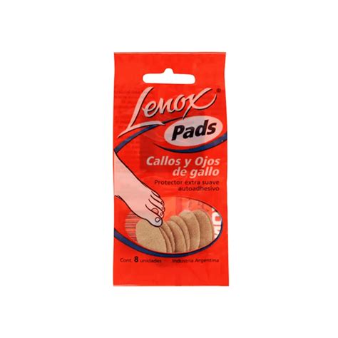 Lenox Pads Ojos De Gallo X 6 Unid Lenox Pierna Y Pie Farmacias