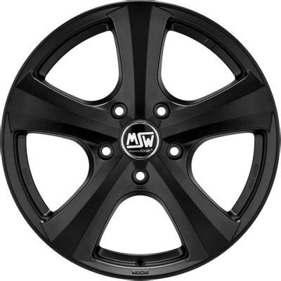 Msw By Oz Racing W Wheels In Matt Black Alloy Wheels Direct