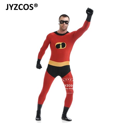 JYZCOS Adult The Incredibles Costume Halloween Party Costume Spandex ...