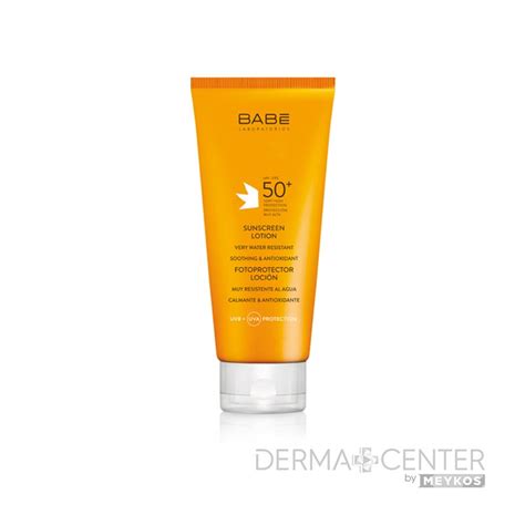 Babe Protector Solar Locion Muy Resistente Al Agua Spf50 50ml Locion Dermacenter