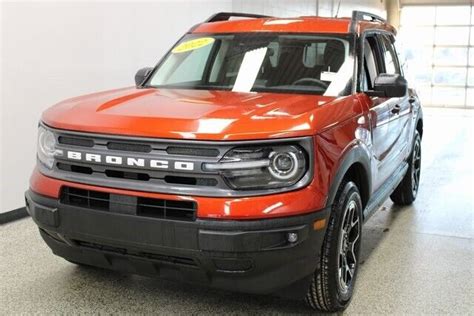 2022 Ford Bronco Sport Chili Pepper Red With 3 Miles Available Now