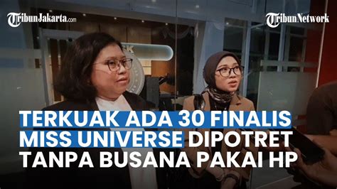 Finalis Miss Universe Indonesia Dipotret Tanpa Busana Pakai HP Total