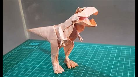 Origami Tyrannosaurus Park Jong Woo Part Step End Youtube