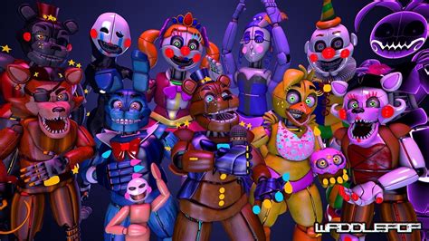 Advanced Generations Fnaf Speedart Sfm Youtube