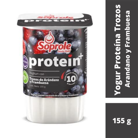 Soprole Yoghurt Protein Con Trozos De Arándano Y Frambuesa Desde 690