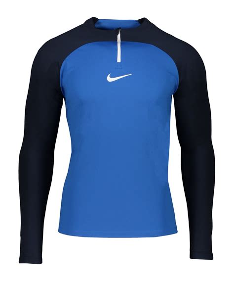 Nike Academy Pro Drill Top Blau Weiss F Blau