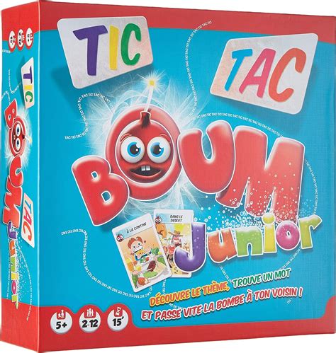 Asmodee Zygomatic Tic Tac Boum Junior Jeu De Soci T Partir