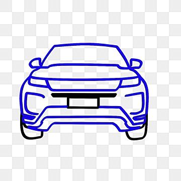 Car Line Clipart Hd PNG, Car Line Art Logo, Car Drawing, Logo Drawing ...