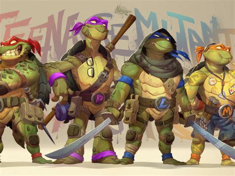 1024x768 Teenage Mutant Ninja Turtles Fanart 4k Wallpaper1024x768