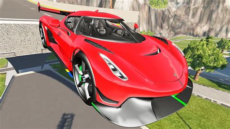 Acelerando No Maximo Na Rampa O Koenigsegg Jesko Beamng Drive