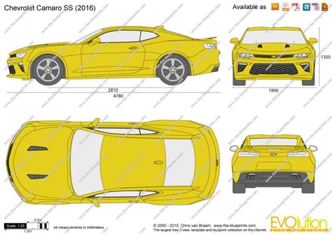 Camaro Blueprints For 3d Modeling