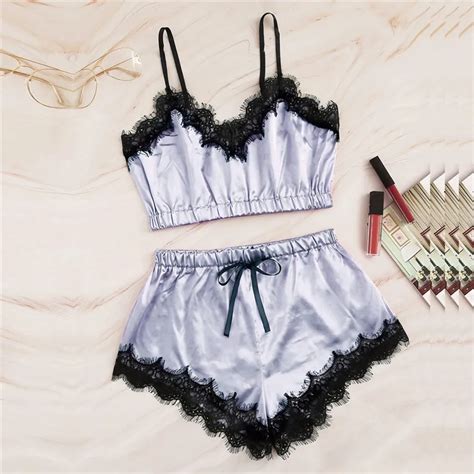 Sexy Lingerie Babydolls Sexy Underwear New Women V Neck Silk Lace Sexy