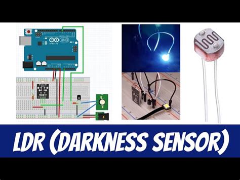 Light Sensor And Darkness Detector Circuit Using Ldr And