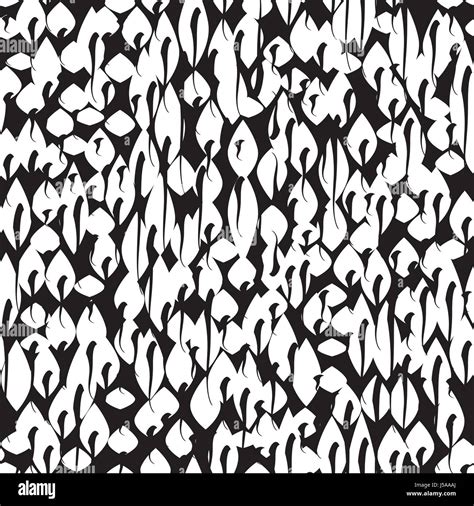 Abstract Blot Irregolari Seamless Pattern Maculato Bianco E Nero