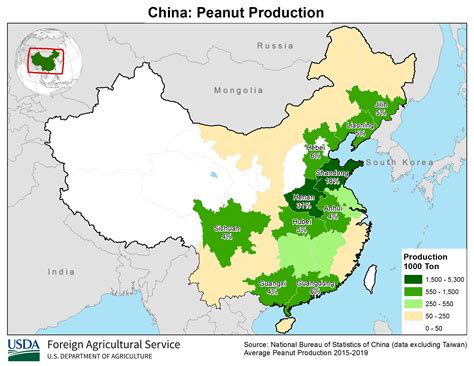 China Agriculture Map