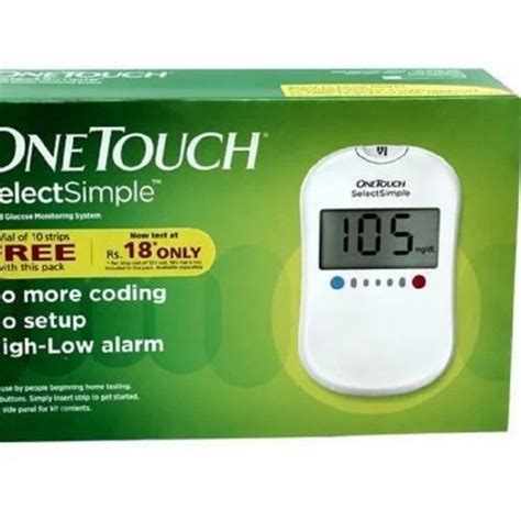One Touch Glucometer at ₹ 900/pack | Glucometer & Strips in Chennai ...