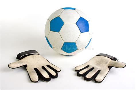 Soccer goalkeeper gloves stock image. Image of leather - 18475307