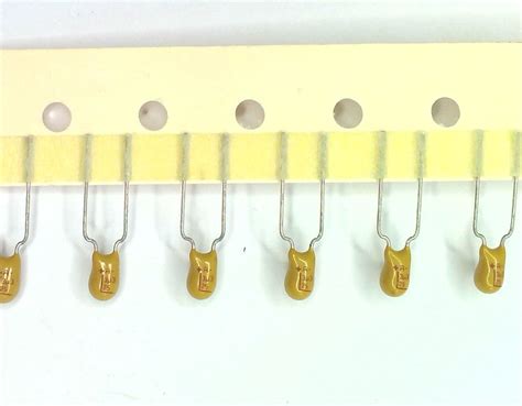 X Uf V Tantalum Capacitors Avx Radial Dipped Tantale Tant Mf