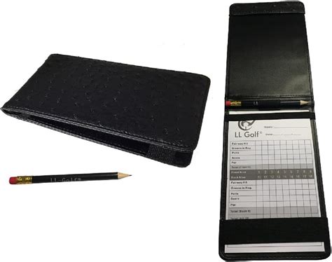 Ll Golf L Gant Golf Carte De Score Support Avec Stylo Et Block Housse