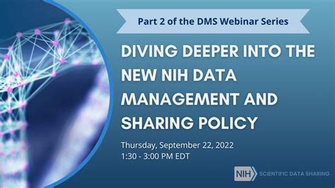 Register Today Implementing The New NIH Data Management And Sharing