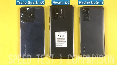 Tecno Spark C Vs Xiaomi Redmi Note Vs Xiaomi Redmi C Speed