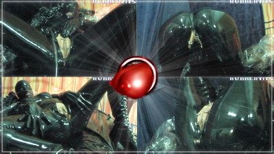 RUBBERTITS SHINY KINKY LATEX SEX Avengelique Vexis Heavy Rubber Present