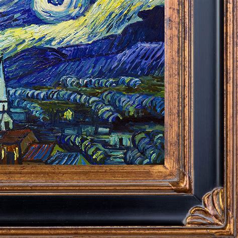 Arte Overstockart Noche Estrellada De Vincent Van Gogh Con Marco