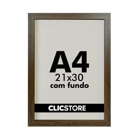 Moldura A4 21X30 Para Foto Poster Imagens Clic Store