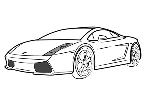 Disegni Da Colorare Lamborghini Stampa Per Bambini