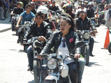 Participan M S De Motociclistas En Rodada Bicker Guanajuato Sur