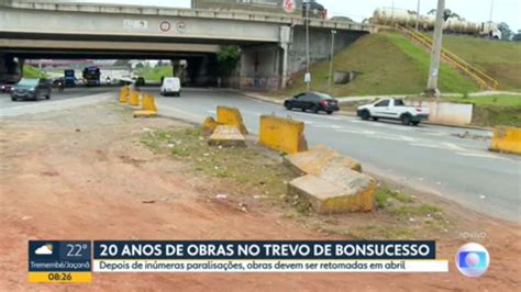 V Deo Anos De Obras No Trevo De Bonsucesso Em Guarulhos Bom Dia