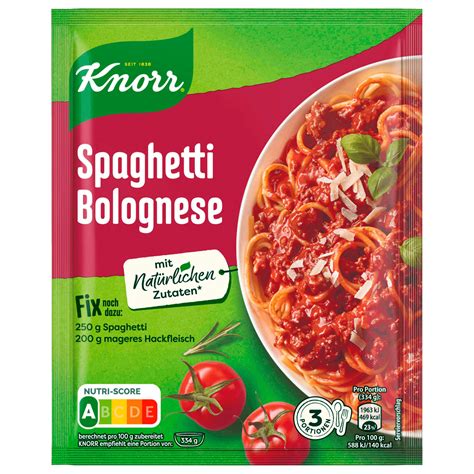 Knorr Fix Spaghetti Bolognese 40g Bei REWE Online Bestellen