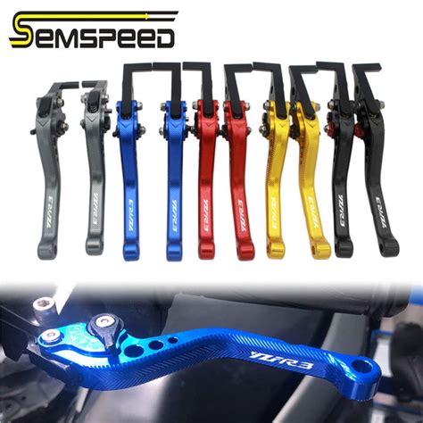 Semspeed Motorcycle CNC 3D Rhombus Adjustable Brake Clutch Handle Lever