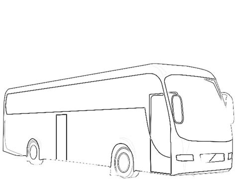 Dessins Gratuits à Colorier Coloriage Autobus à Imprimer